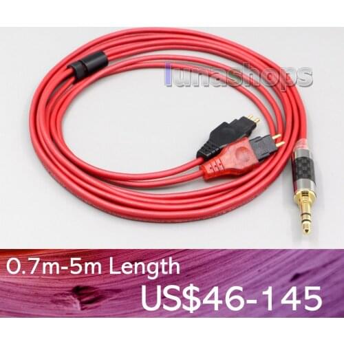 LN006691 XLR 99% Pure PCOCC Earphone Cable For Sennheiser HD25 plus HD25sp HD25-1 II HD25-C HD25-13 HD 25 Plus LIGHT Earphone