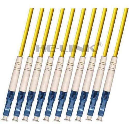 LODFIBER 300M LC-LC Indoor Armored Singlemode 10 Strands Fiber Optic Cable Patch Cord 9/125