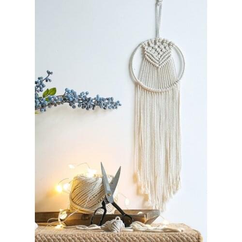 Bohemian Style Dream Catcher Room Decoration Farmhouse Decor Handmade Tassel Hanging Decoration Gift Women