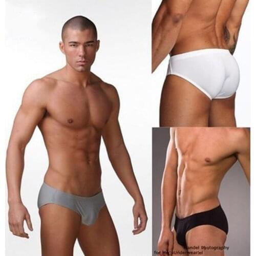 Best price Hot Sale Mens Underwear Briefs Summer Mens Briefs Ice Transparent Low Waist Sexy Panties Gay Seamless Silkly