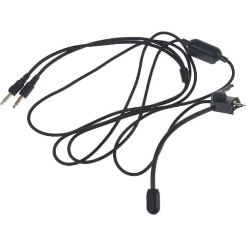 Boom Microphone Cable Compatible with For Quiet Comfort 35 QC35 Gen 1/2 Headphones with Volume (PC Version)