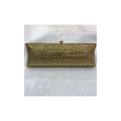 Fashion red Rhinestones Women Clutch bag Diamonds Metal wedding Evening Bags Mini Chain Shoulder Purse For Evening Dress bag