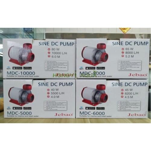 2019 NEW Jebao WIFI Version functional submersible pump for marine fresh aquarium SINE DC PUMP MDC5000 MDC6000 MDC8000 MDC10000