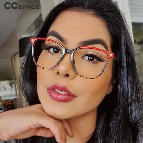 48126 Anti-blue Light Plastic Titanium Glasses Frames Retro Round Rivet Ultralight Men Women Optical Fashion Computer Glasses