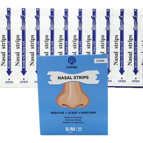 300pcs/10boxes (66x19mm) Hot Sale Breath Right Nasal Strips Stop Snoring Nose Strip for Better Breathe Anti Snoring Strips Good