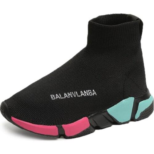 Girl boots Light High Top New Breathable Flying Socks Shoes Women Sports Elastic Socks Sneakers Woman Ladies Flat boots winter