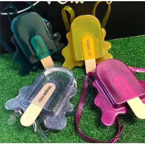 Melissa Bag Original Cute Popsicle Backpack Girls Cute Solid Bag 2020 New Girl Jelly Sandals 3 Color