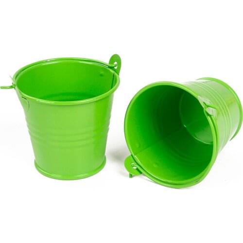 KATE FAVORS 10Pcs Magic Multi-color Bucket Candy Tin Box Wedding Gift Candy Box Souvenirs And Gifts For New Year Party