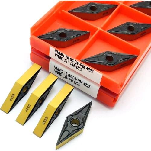 High quality carbide VNMG160404 PM 4225 VNMG160404 PM4225 External turning tool Metal original turning insert CNC tool