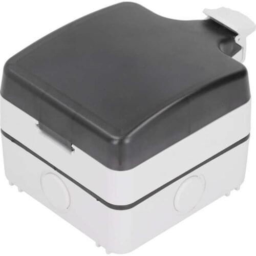IP66 Outdoor Waterproof Socket Box Switch Case Charging Pile Rain Cover Switch Socket Box Waterproof Socket