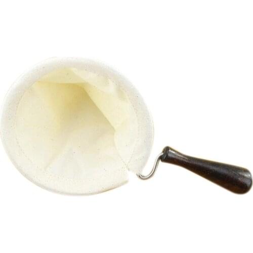 V60 Coffee Brewer Filter Coffee Basket Cloth Filter with Handle Reusable Filter Replacement