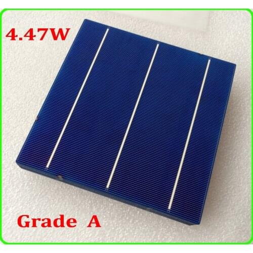 50pcs High Efficiency 4.47W Poly Solar Cell +Enough Soldering Wire+ 1pc flux pen as Gifts for Diy Panel Polycrystalline