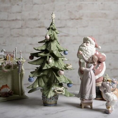 High-end Spanish Elegant Hand-painted Christmas Tree Ornaments Home Decorations Christmas Gifts