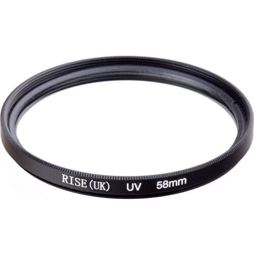10pcs RISE(UK) 58mm Ultra-Violet UV lens Filter Protector for Nikon Canon Sony Pentax Sigma OM