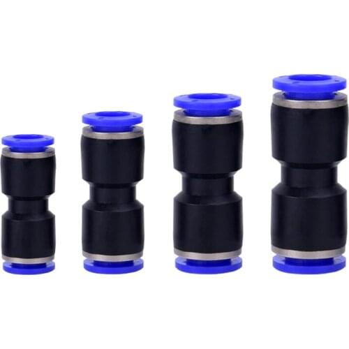 5PCS Pneumatic element PU tracheal fast insertion direct joint PU4 PU6 PU8 PU10 PU12 PU16