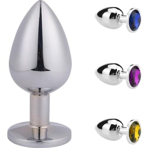 Faux Diamond Anal Plug Penis Dildo Vagina Massage Couple Masturbation sex toys for woman great sex stimulation sex shop gifts