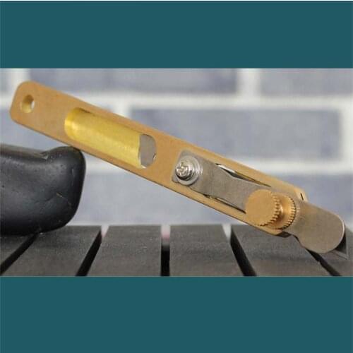 DIY leather craft tools copper cutting knife with leather blade cloth splitter cutting tool