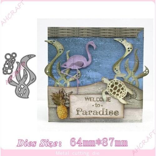 Summer Sea seabed seaweed Metal Cutting Dies for diy Scrapbooking Photo Album Decorative Embossing PaperCard Crafts Die2020