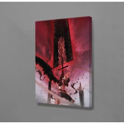 Modular Canvas Pictures Asta Painting Home Decor Black Clover Prints Famous Anime Poster Living Room Modern No Frame Wall Art