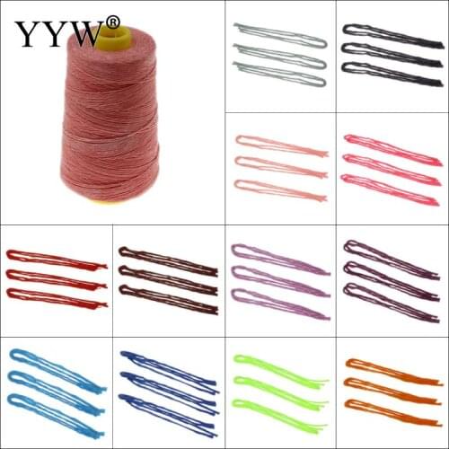 1mm 300m/Spool Economical 1mm Thai Waxed Polyester Cord Wax Beading String Thread for Knotting Jewelry