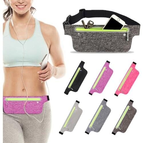 Men Women Waist Belts Pouch Packs Phone Bags Sport Running Case Carrying Cover Night vision For iPhone Huawei Xiaomi MI MAX 2 3