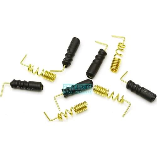 Pure copper Spring antenna GSM GPRS 3G built-in antenna for GSM module welding connector 2-3DBi gain 25mm total length