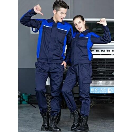 Auto Repair Workwear Suit Men Working Uniform Maintenance Clothes Ropa De Trabajo Para Hombre Taller Tuta Lavoro Uomo Werkplaats