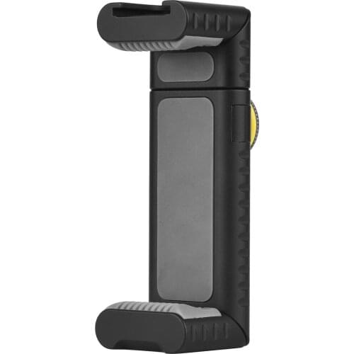 Adjustable Phone Clip Universal Aluminum Alloy Smartphone Phone Holder Tripod Mount with 1/4 Inch Screw Hole Cold Shoe Mount