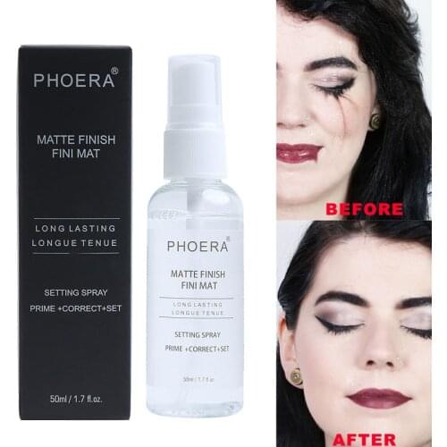 50ML Makeup Setting Spray Oil-control Natural Long Lasting Matte Finish Bottle Setting Spray Face Make Up Fix Foundation Spray