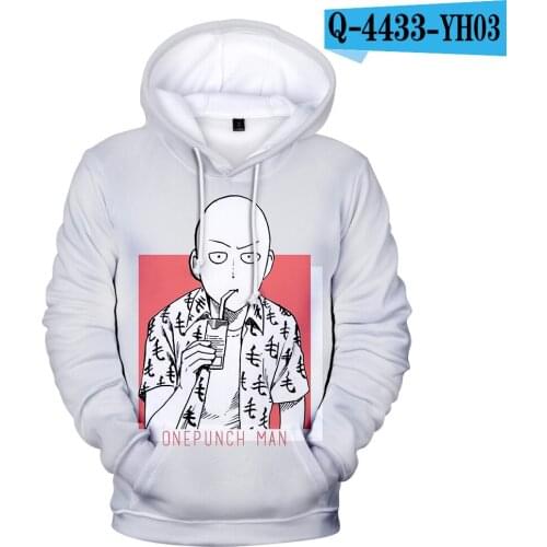 New Man Anime One Punch Season 2 3D Hoodies Sweatshirts Men Women Spring/Autumn Japanese 3D Hoodie High Quality Boys Pullovers