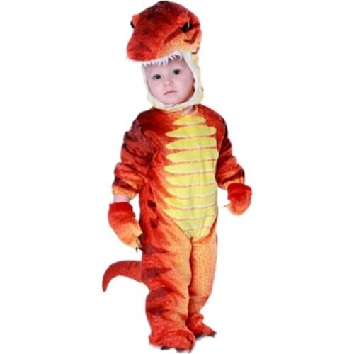 New Triceratops Dinosaur Jumpsuit T-Rex Cosplay Costume Halloween Christmas party Dragon Disfraz for Kids Girls Boys Unisex