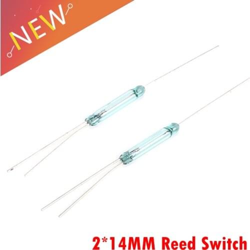 5Pcs/lot Reed Switch 3 pin Magnetic Switch 2.5*14mm Normally Open Normally Closed Conversion 2.5X14MM NO NC Conversion for Senso