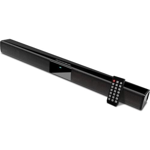 Soundbar, 22-Inch Speaker For TV Sound Bar 2.0 Channel Wired & Wireless Bluetooth With Built-in Subwoofers And Batteries