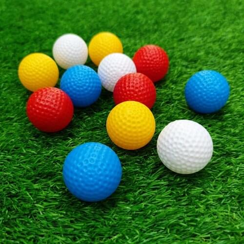 1 Dozen Novelty Mini Practice Golf Balls Distance Bulk Colored