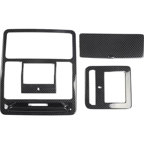 3Pcs/set Car Interior Roof Reading Light Lamp Frame Cover Stickers For Jaguar XEL 2018 2019 ABS Car Styling Moldings