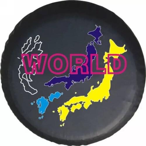 4X4 Car PVC Leather Spare Wheel Tire Cover For Toyota Land Cruiser FJ80 FJ90 For Mitsubishi Pajero Montero For Suzuki Jimny