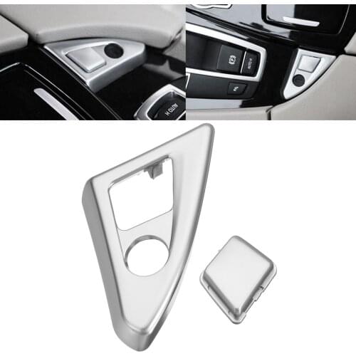 Car Auto Interior Front Center Console Panel Armrest Box Switch Button Knob Cover Trim For BMW 5 Series F10 530 520i 2011-2016
