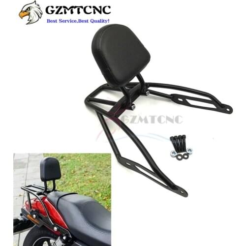Original Style Luggage Bracket Holder Rack Sissy Bar Rear Solo Seat Passenger Backrest Pad for Harley Street XG750 XG500 750 500