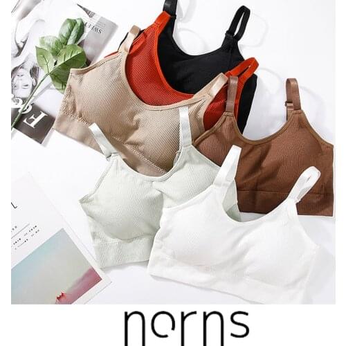 Norns Seamless Push Up Bralette with Padded Bra For Women Wire Free Underwear Women Sexy Lingerie Crop Tops Fitness Bras Bralet