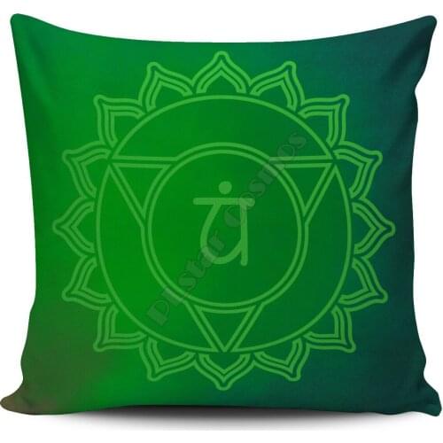 Anahata 3D printed Pillow Case Polyester Decorative Pillowcases Throw Pillow Cover Double-sided printing Home Decoration style-1