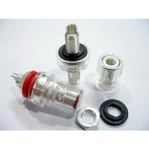 CMC CMC-858-S-AG Silver Plate SHORT Binding Post ,speaker termails , banana plug socket