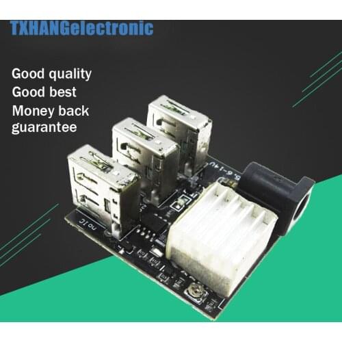 DC-DC buck 9V/12V To 5V 8A 3 usb charging circuit board Step Down Power supply power bank charger module