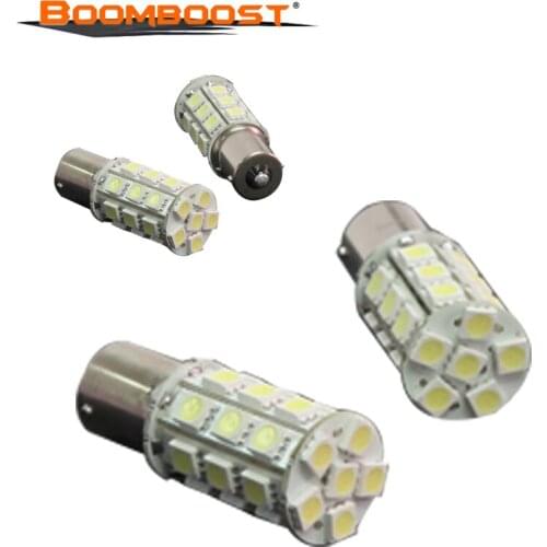 H7 Backup Signal Blinker Tail 2Pcs White LED 3W 1156 For Most Car 12V S25 Ba15s 27SMD Car Lights Rear Turn Signal Hot sale