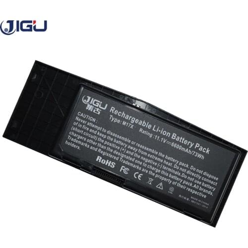 JIGU 9CELLS Laptop Battery 318-0397 7XC9N C0C5M 451-11817 BTYVOY1 For DELL Alienware M17X R3 R4