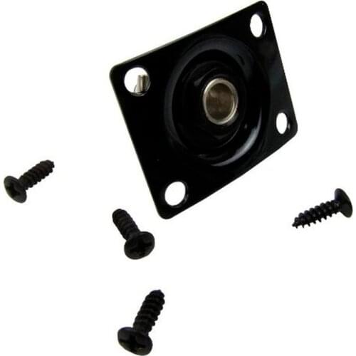 Square Style Jack Plate Guitar Bass Jack 1/4 Output Input Jack for Electric Guitar