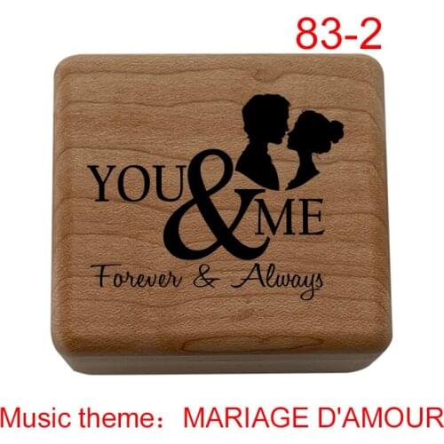 MARIAGE D'AMOUR Music Box classic music theme wind up for girlfriend boyfriend wife husband birthday present christmas gift