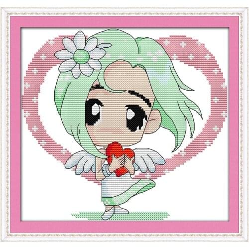 Waiting in the winds (1) cross stitch kit 14ct 11ct count print canvas stitches embroidery DIY handmade needlework plus