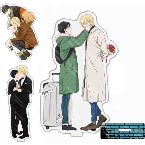 New Anime BANANAFISH Acrylic Desktop Stand Decoration Banana Fish Figure Standing Model Plate Desk Decor for Friend Gifts