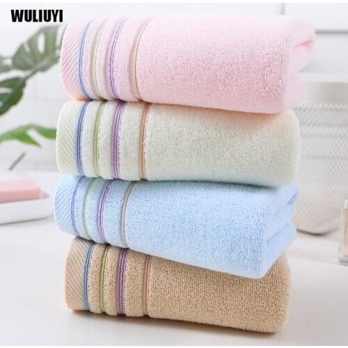 Towels absorb water and lint Soft cotton couples wash faces Dry hair towels for adults Quick-drying towel for men and women