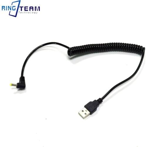 5V 2A DC Drive USB To DC4.0×1.7mm Male Spring Wire Power Cord Suitable for Panasonic HD Video DV Camera